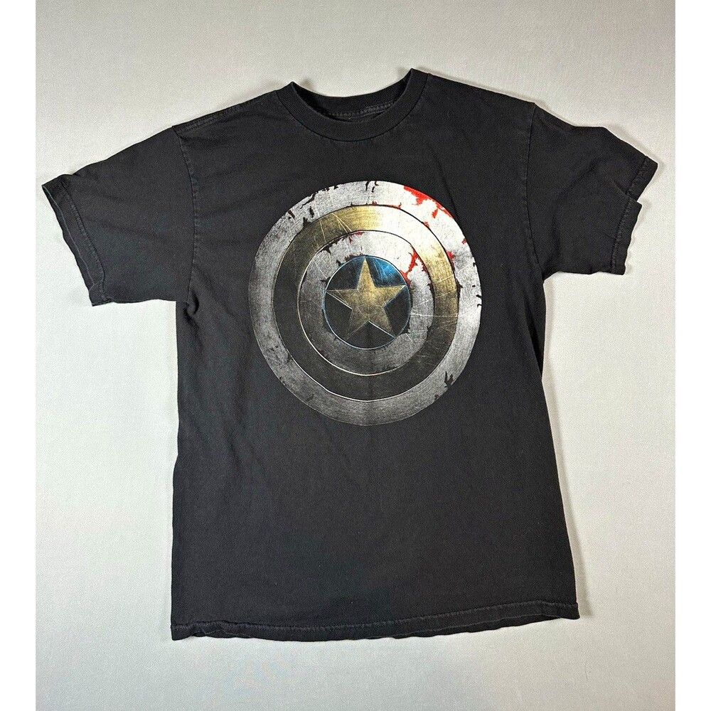 Marvel Captain America Shield T-Shirt Men’s M Mad Engine